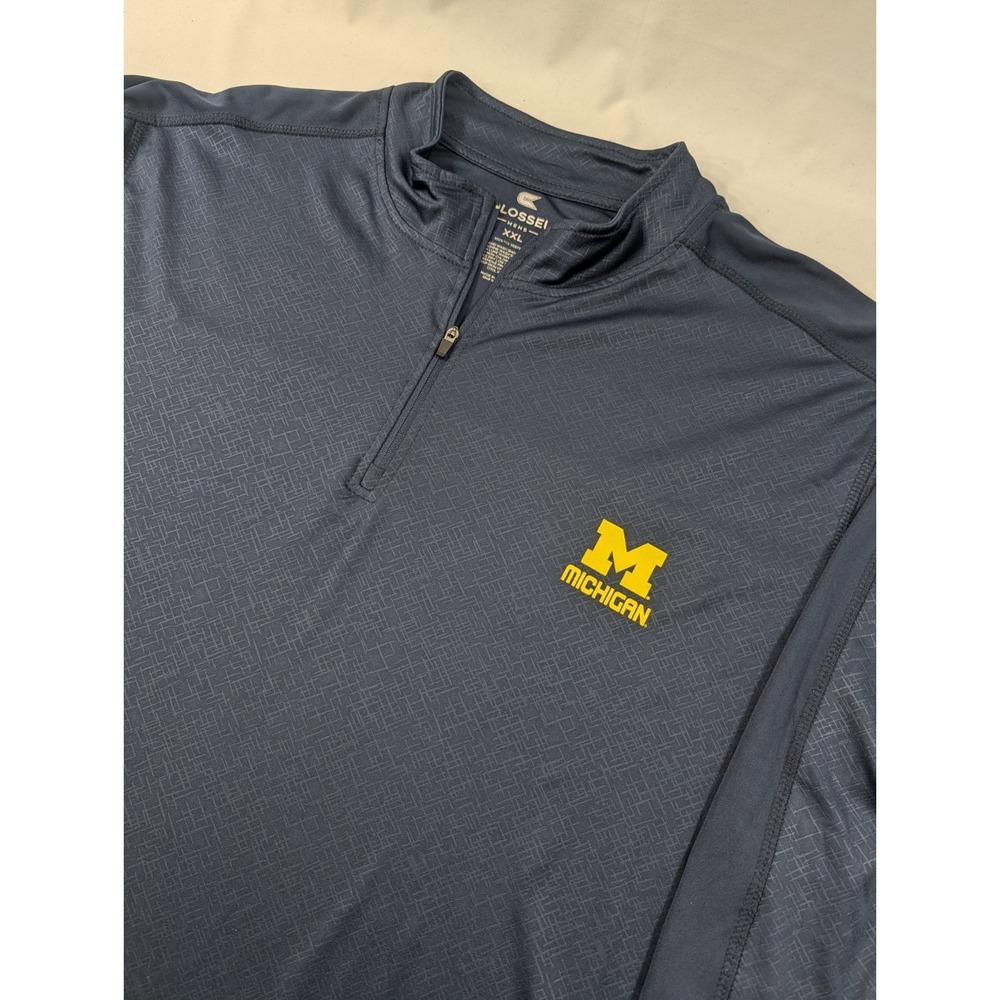 Colosseum Michigan‎ Quarter Zip Navy Blue Size XXL *Read